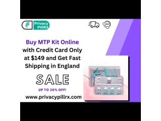 Buy MTP Kit Online with Credit Card Only at $149 and Get Fast Shipping in England