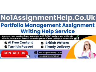 Portfolio Management Assignment Help By No1AssignmentHelp.Co.UK