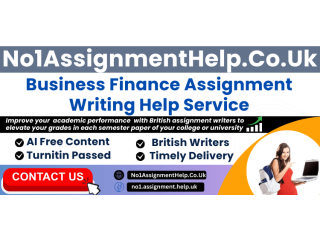 Business Finance Assignment Help By No1AssignmentHelp.Co.UK