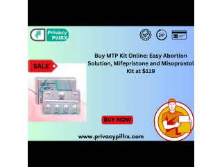 Buy MTP Kit Online in USA: Easy Abortion Solution, Mifepristone and Misoprostol Kit at $119