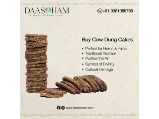 Cow Dung Cake For Holi