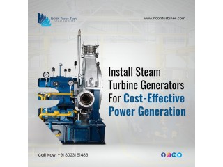 Best Back Pressure Steam Turbine Manufacturers | Nconturbines