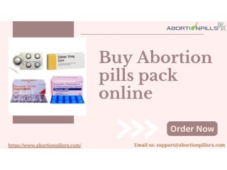 Buy abortion pill pack online for secure pregnancy termination- Abortionpillsrx