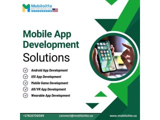 Mobile App Development Solutions in USA