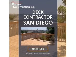 Deck Contractor San Diego