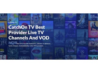 CatchOnTV - Access 40,000+ VODs, 20K Channels & Premium TV in 4K HD