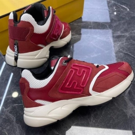 fendy-faster-trainers-burgundy-nubuck-leather-low-tops-big-1