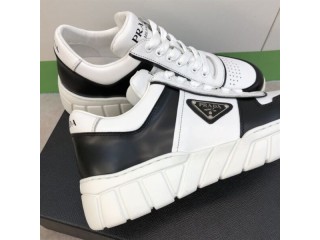 PRADA LEATHER SNEAKERS