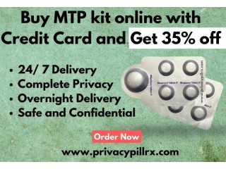 Buy mtp kit online with credit card and Get 35% off - Privacy Pill Rx