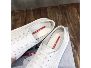 Prada Soft Calf Leather Sneakers Replica